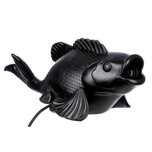 Table lamp fish black Koi H.17.5 cm