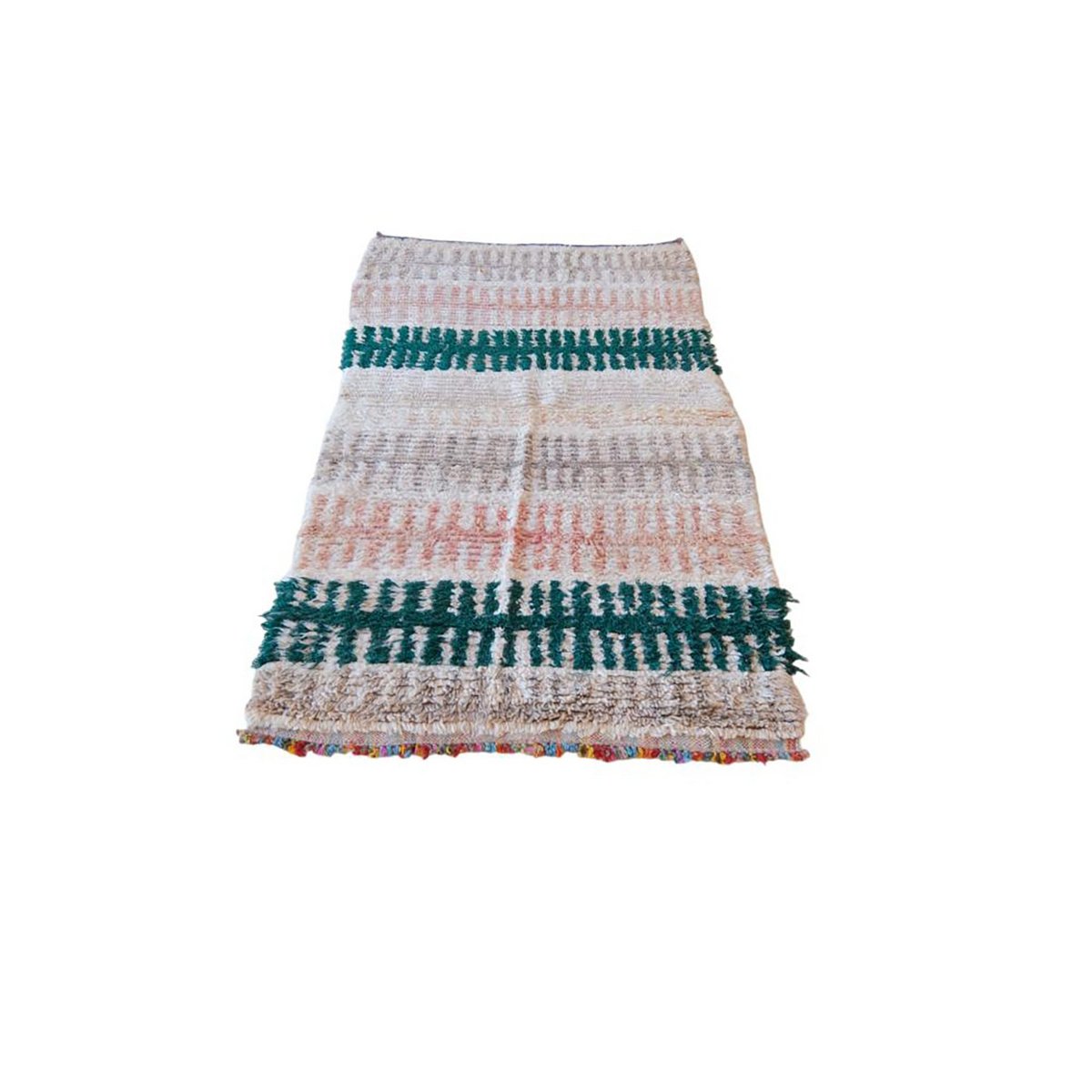 Pure wool Moroccan Berber rug 87 x 176 cm