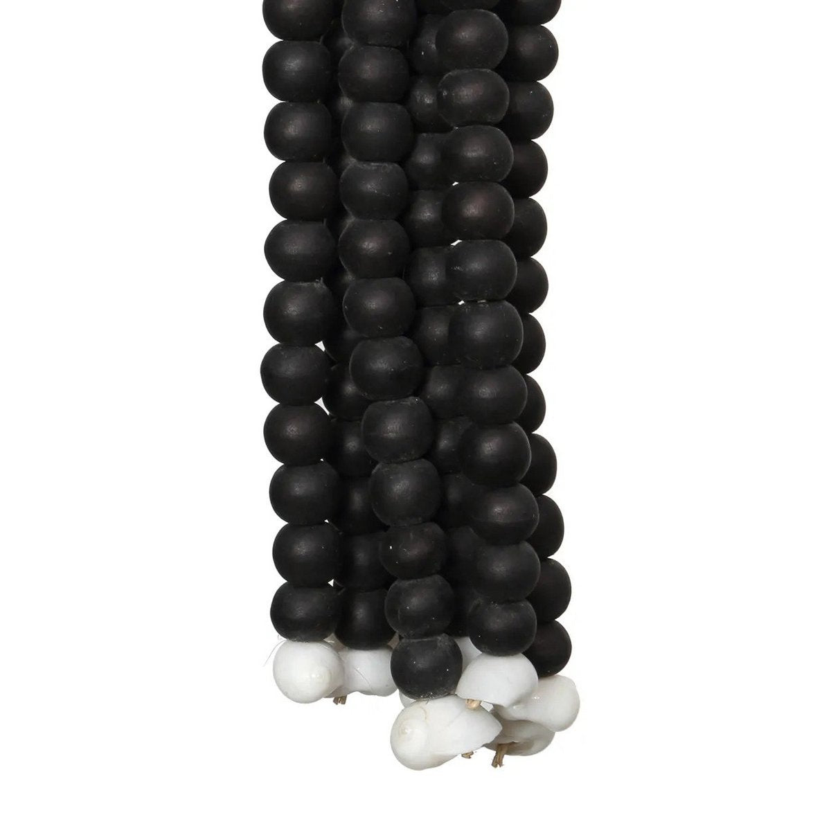 The Wooden Beads Tassel - Black