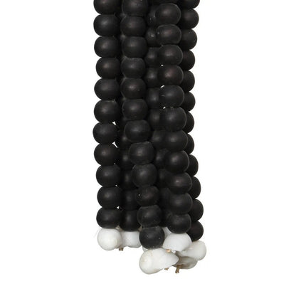 The Wooden Beads Tassel - Black