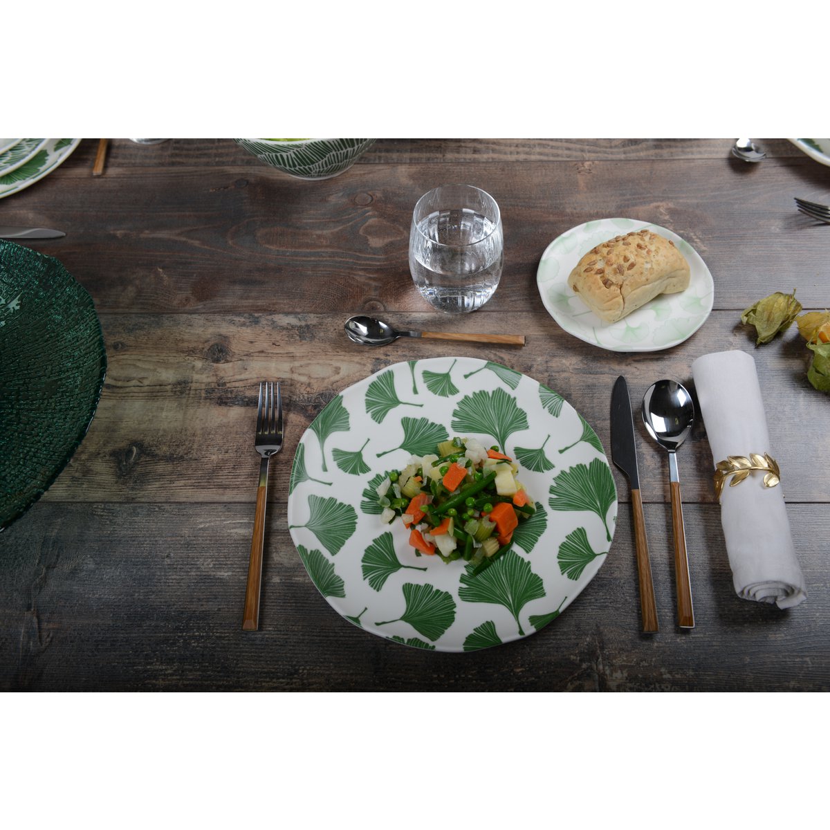 LEAF NAPKIN RING - SET OF 4