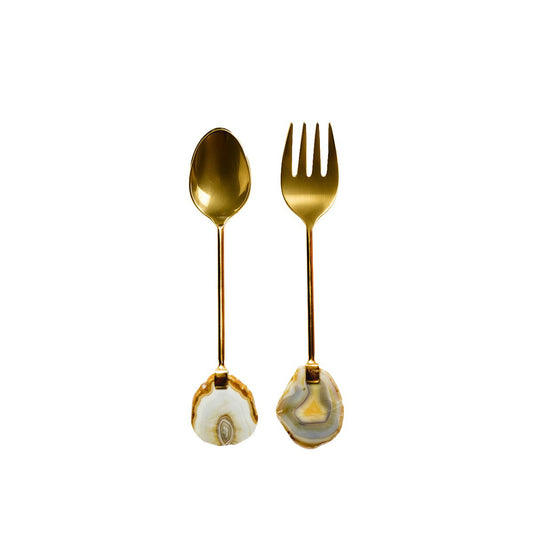 Golden salad covers Pierre Agate Beige