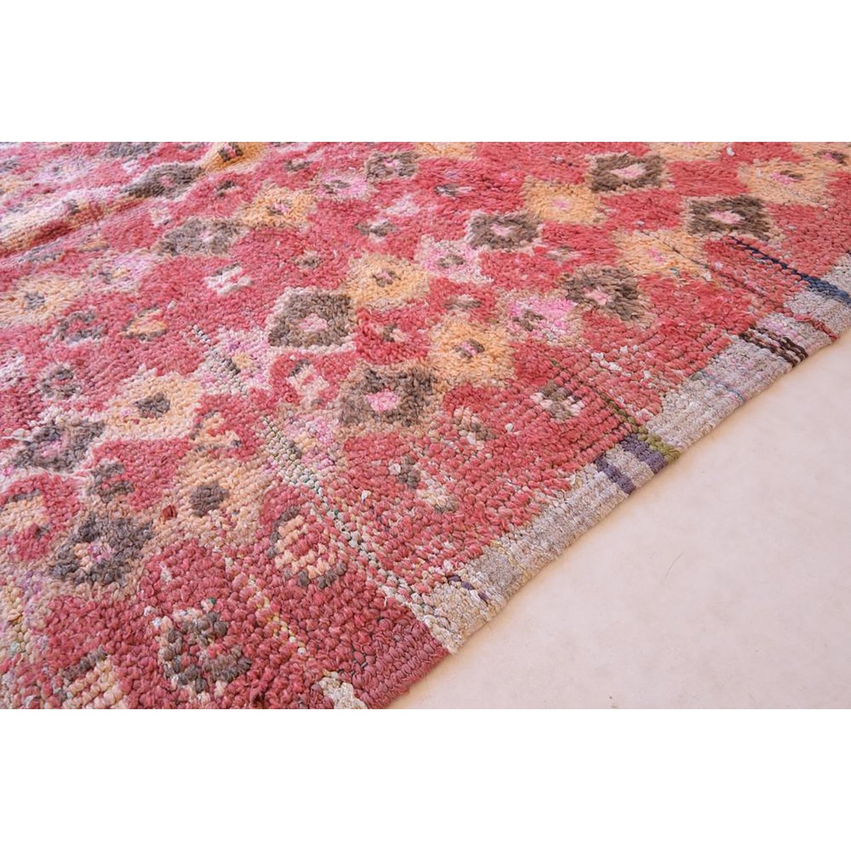 Pure wool Moroccan Berber rug 204 x 348 cm