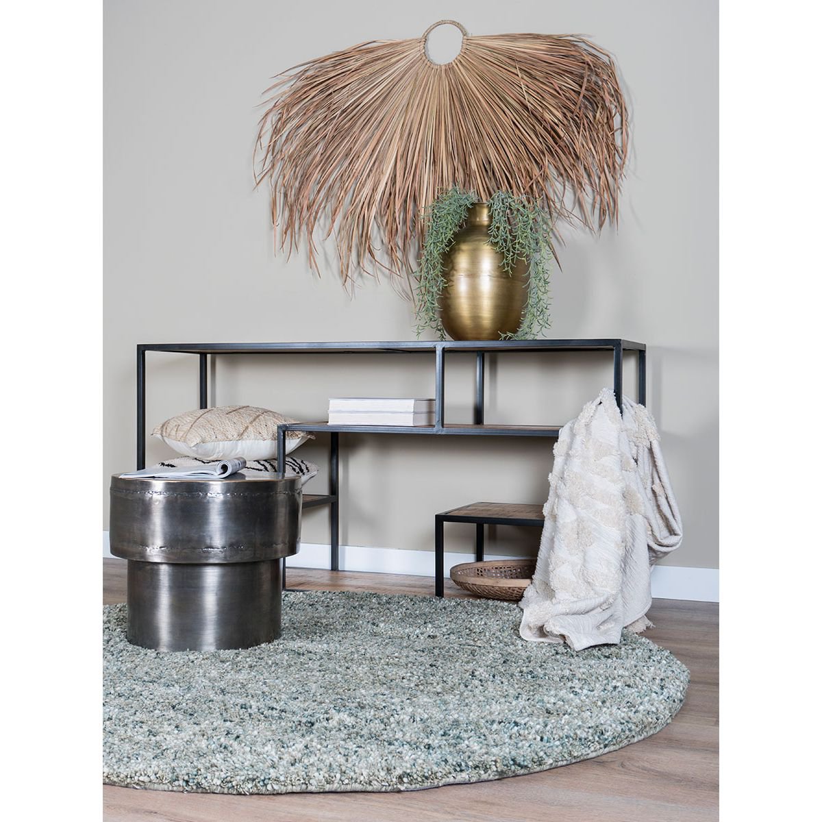 Rug Zumba C5 Green Round ø160 cm