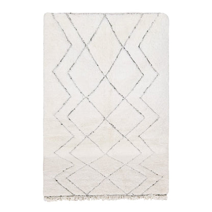 Berber rug Beni Ouarain pure wool 160 x 250 cm