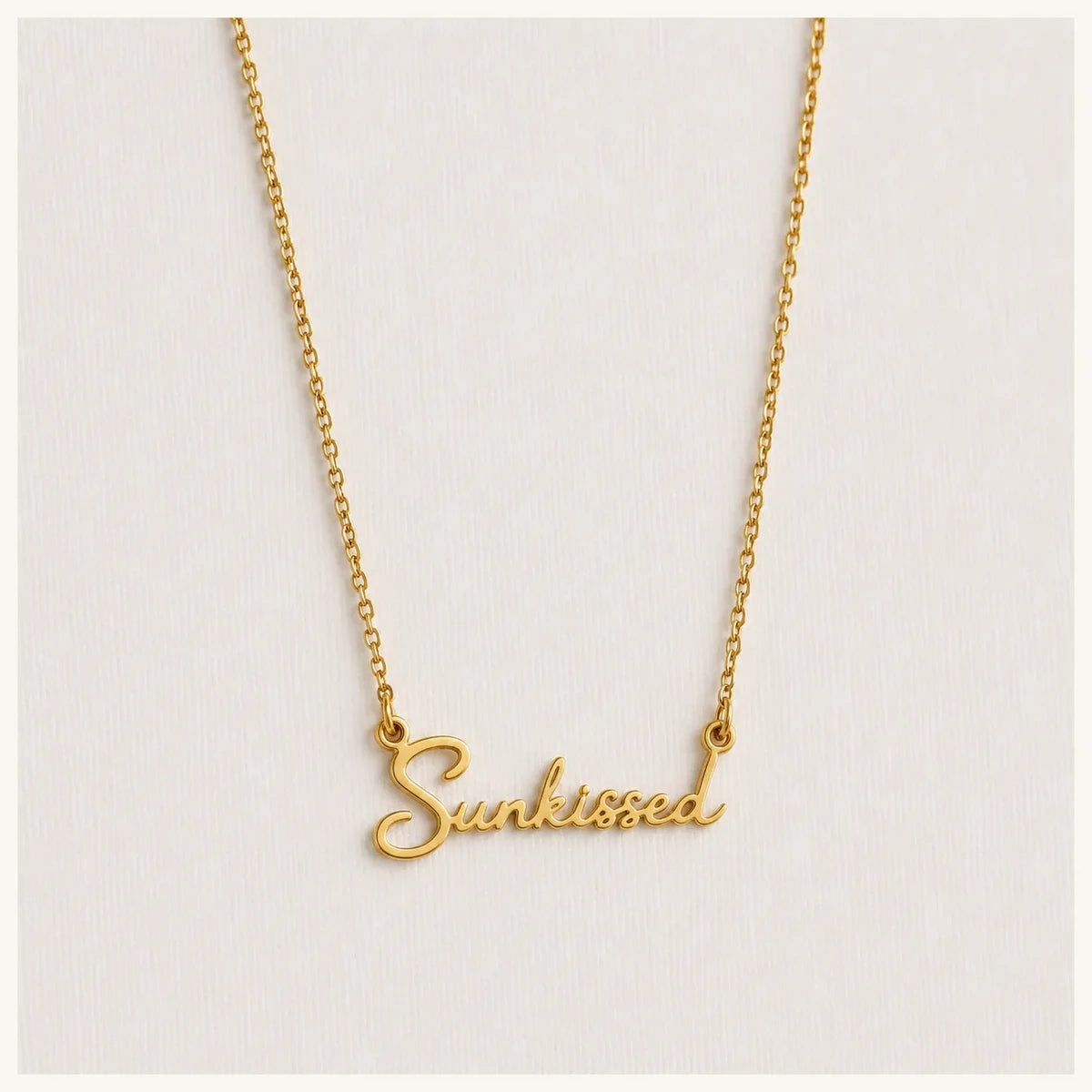 Delicate 'Sunkissed' necklace