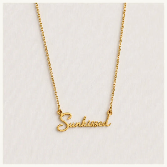 Delicate 'Sunkissed' necklace