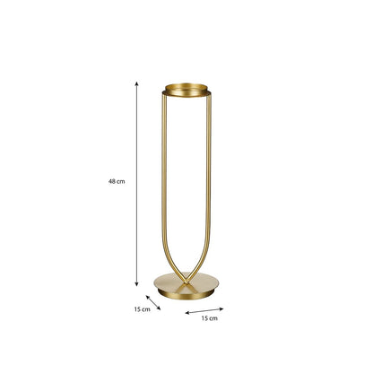 Candlestick Aletta Gold