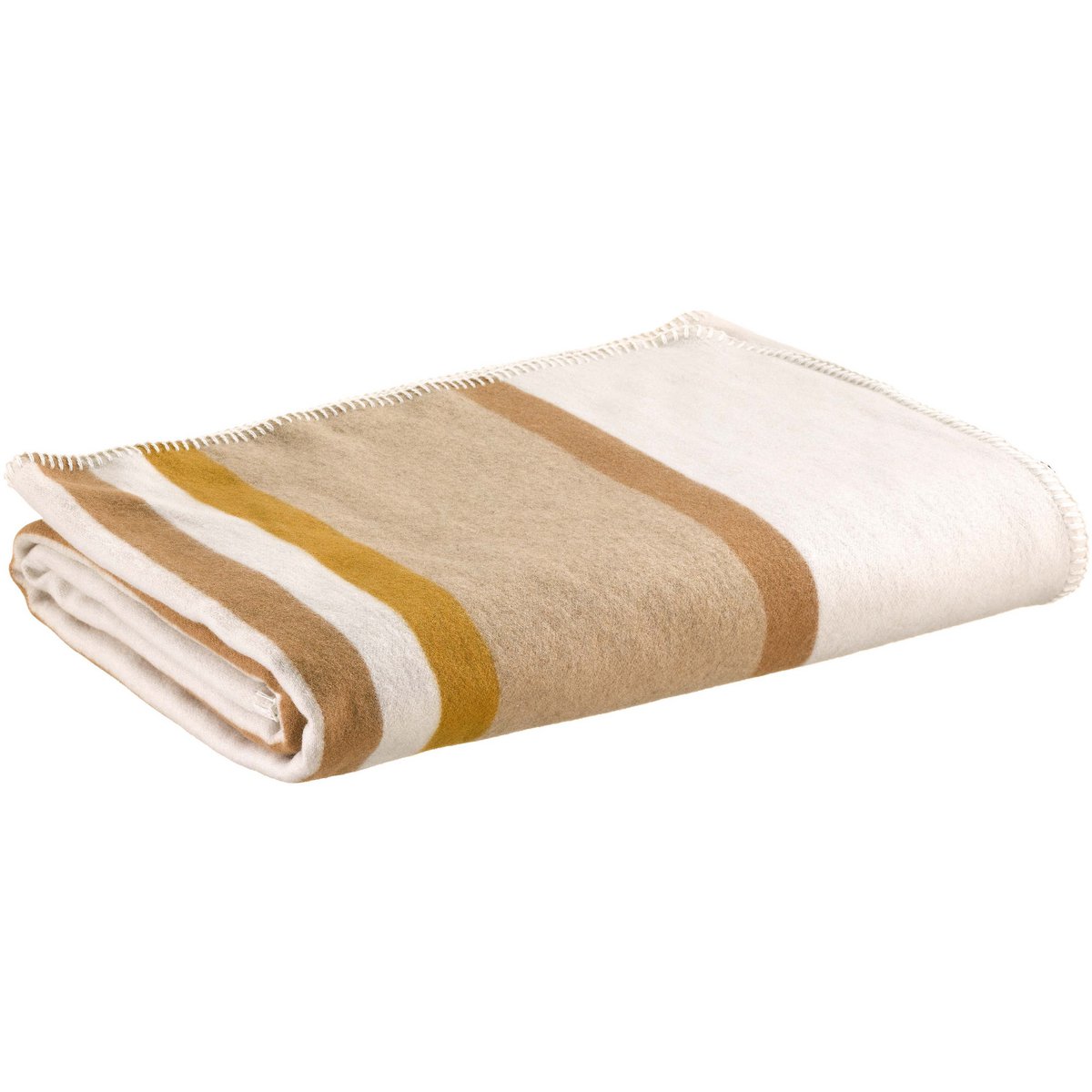 Jeté jacquard recyclé Gioia Ivoire 240 x 260