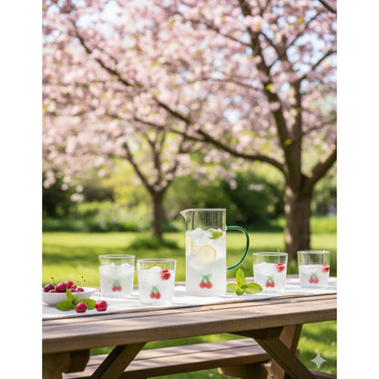 Cherry water glasses 300ml - set of 4