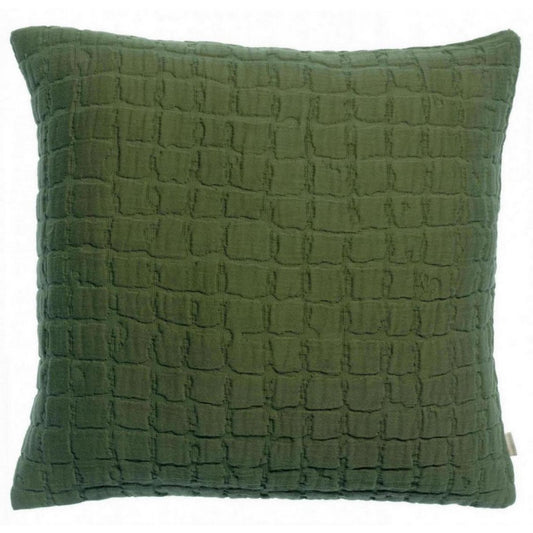 Coussin stonewashed Swami Olive 45 x 45