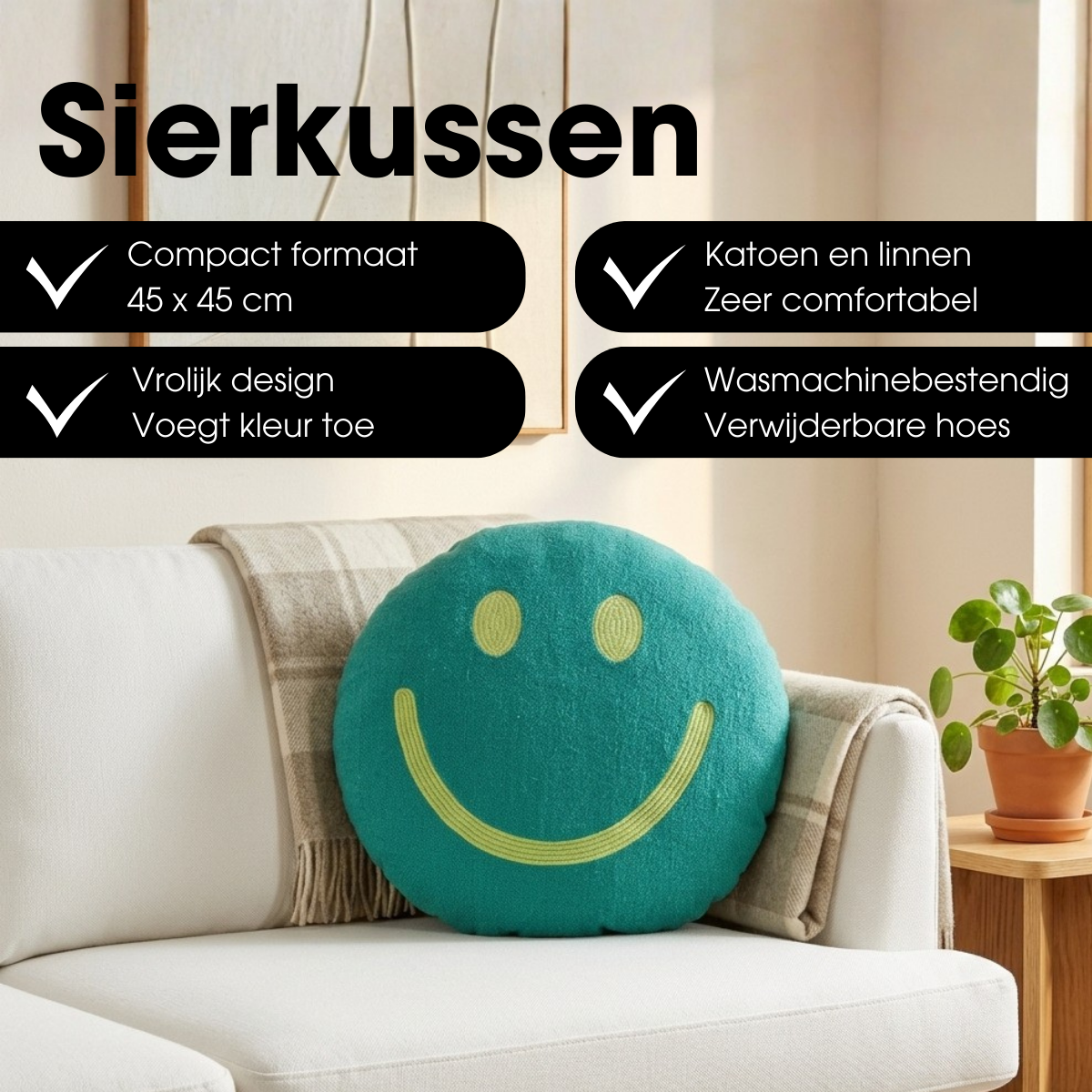 Decorative cushion Green