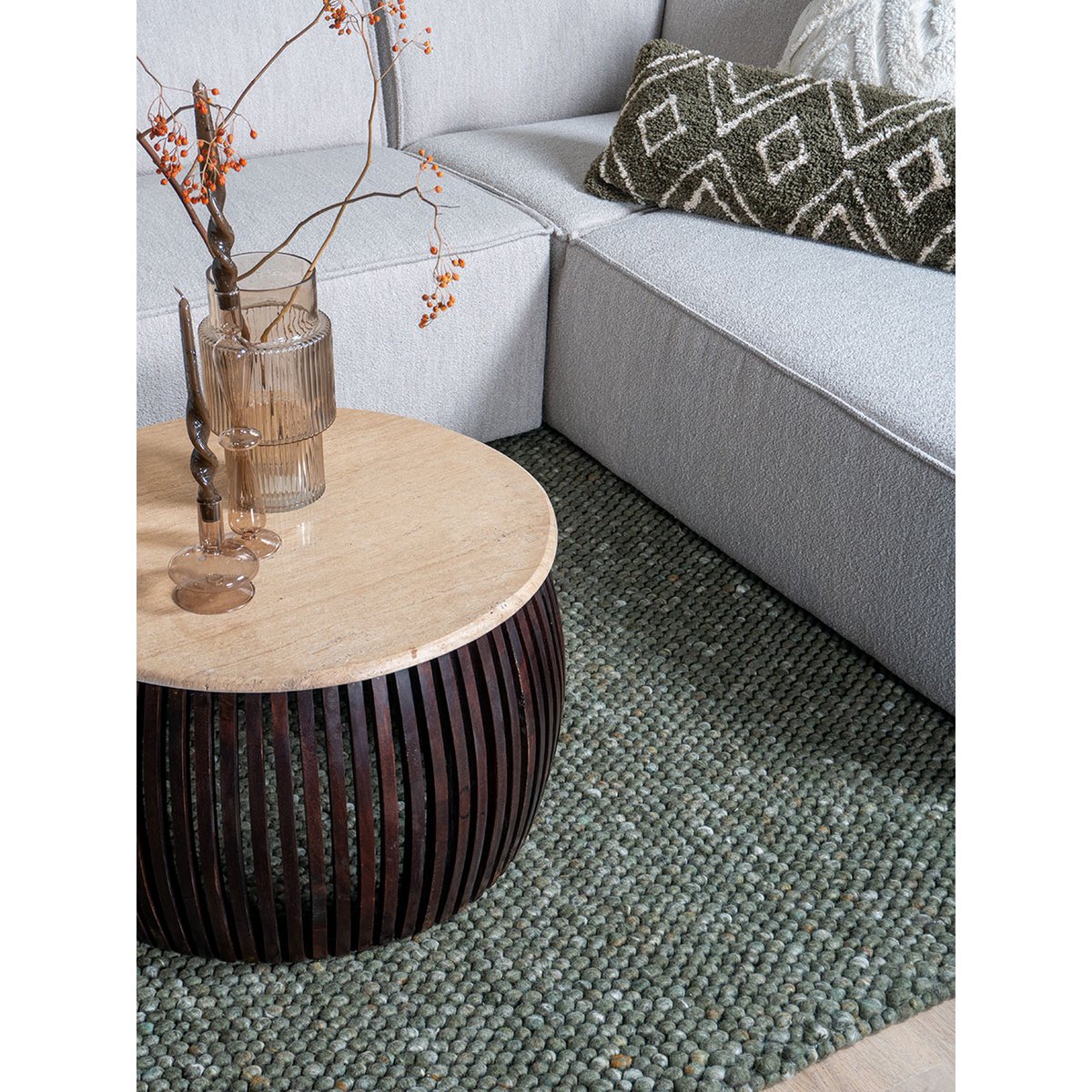 Rug Pool Dark Green 434 – 240 x 340 cm