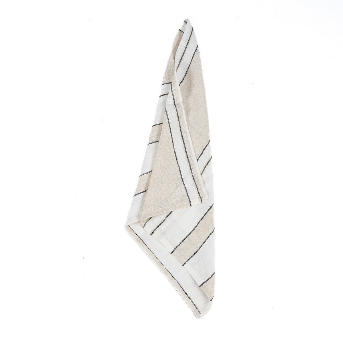 The Provence Napkin - Natural Black White - 45x45