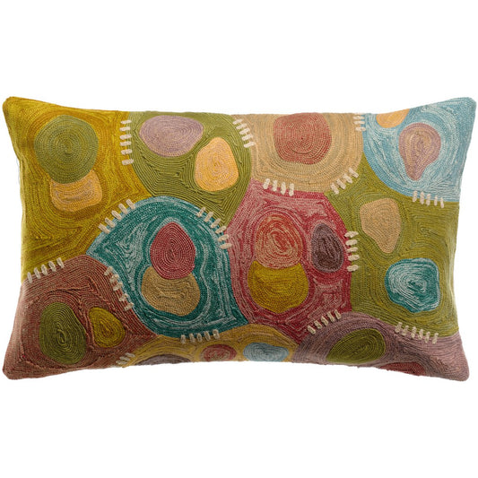 Nestor Mineral embroidered cushion 30 x 50