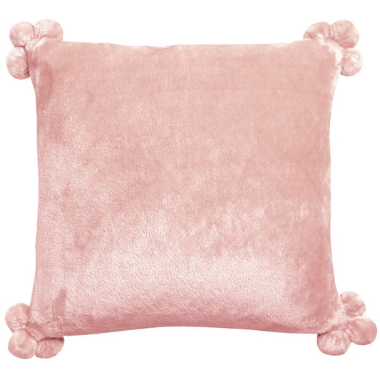 Cushion Tender Aubepine pompoms 45 x 45