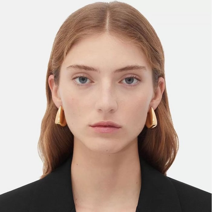Sculptural Teardrop Statement Earrings