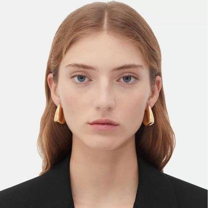 Sculptural Teardrop Statement Earrings