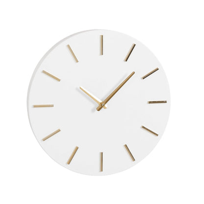 Wall clock Brixen White