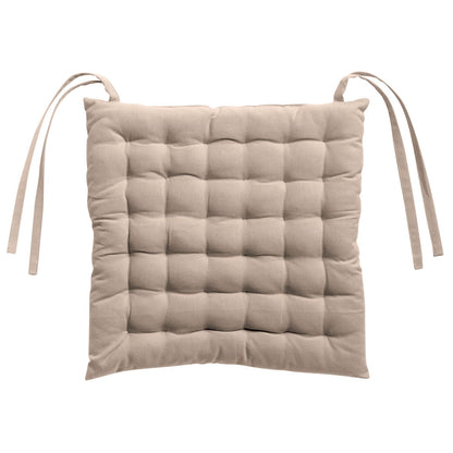 Seat cushion 36 points Zea recycled Natural 38 x 38 x 3 cm