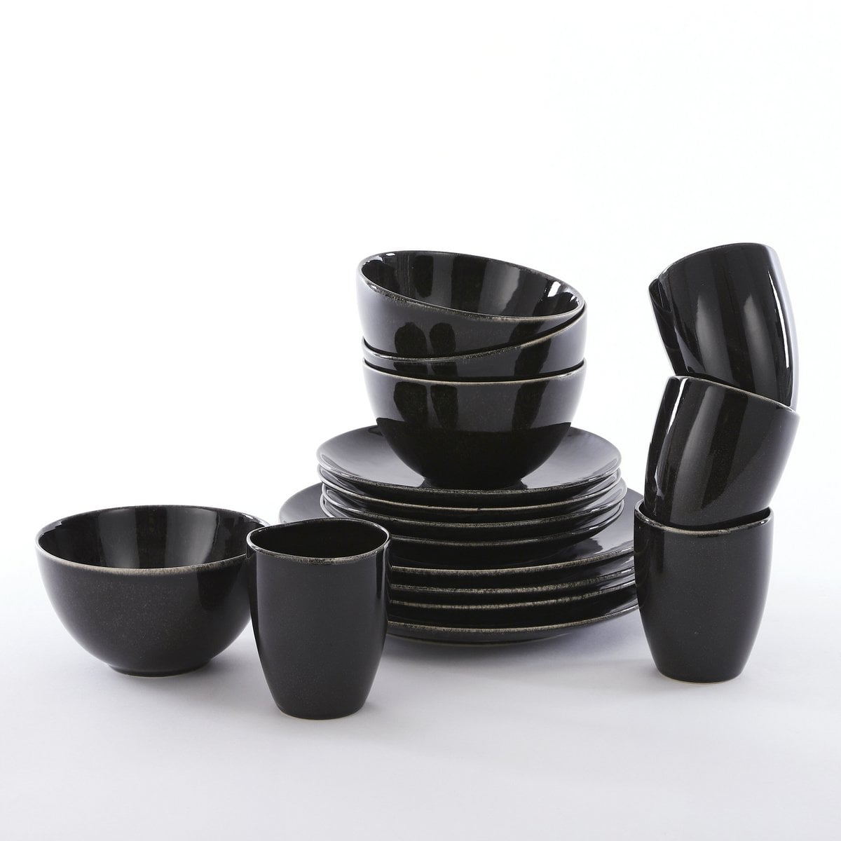 Tableware set Tabo Black