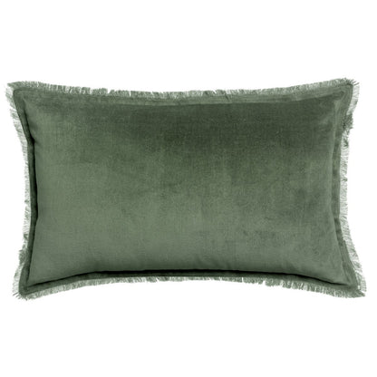 Plain cushion Fara Thyme 30 x 50