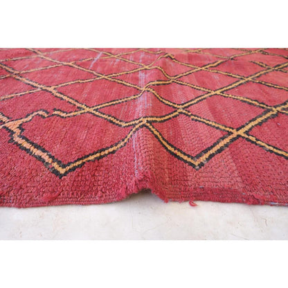 Moroccan Berber rug in vintage wool 133 x 198 cm