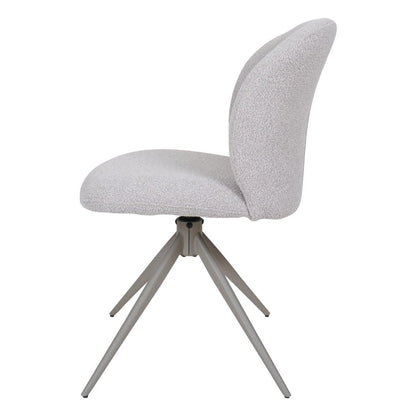 Dining room chair Cosmo - Bouclé - Naturel