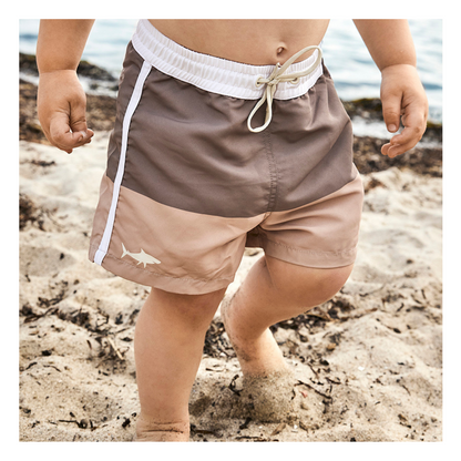 Milo swim shorts Light brown / Warm green