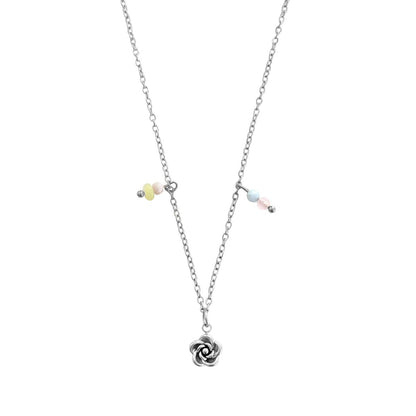 Growth & Flowering necklace - Silver