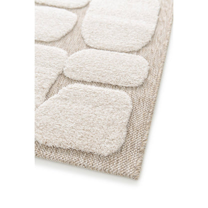 Tapis en relief style japandi GALET