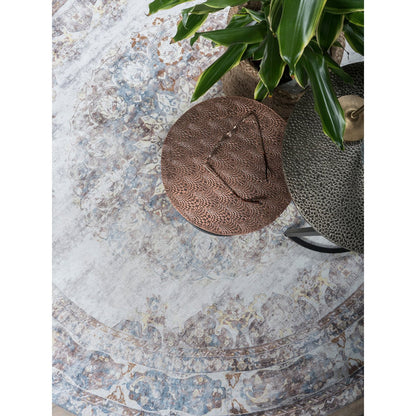 Rug Viola Round Taupe ø200 cm