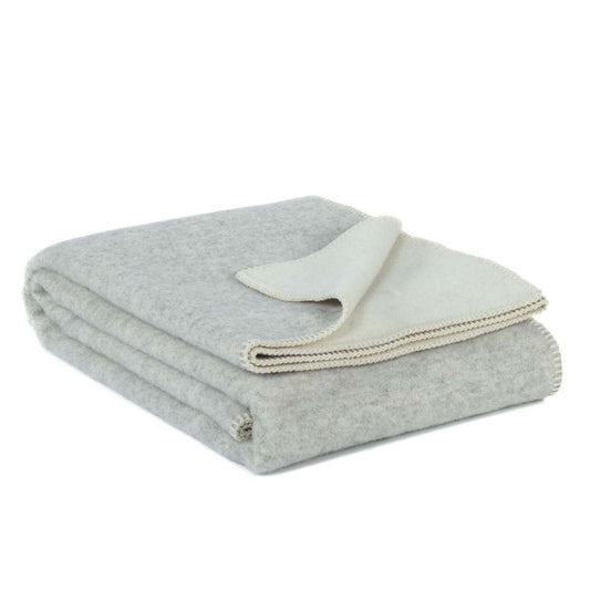 Woolen bed Blanket GRAY VIOLET