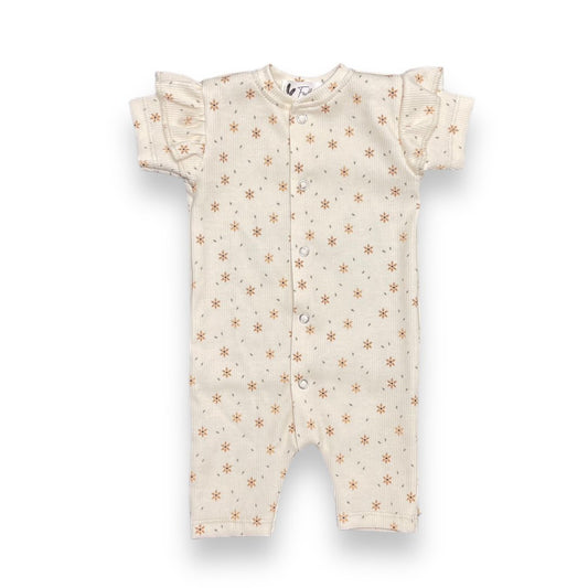 Baby romper ruffle summer starflower