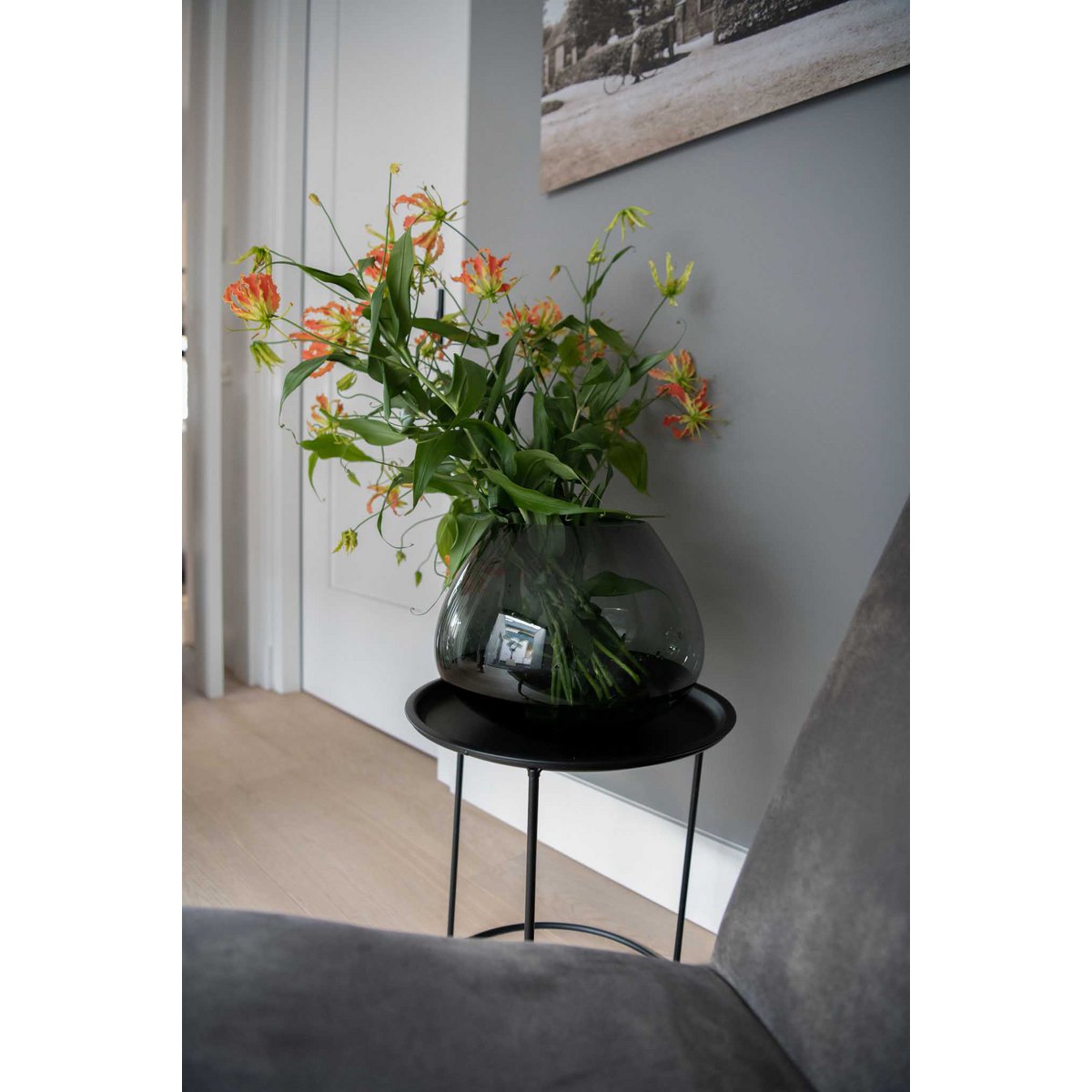 Morava gray Ø32 x H25 cm