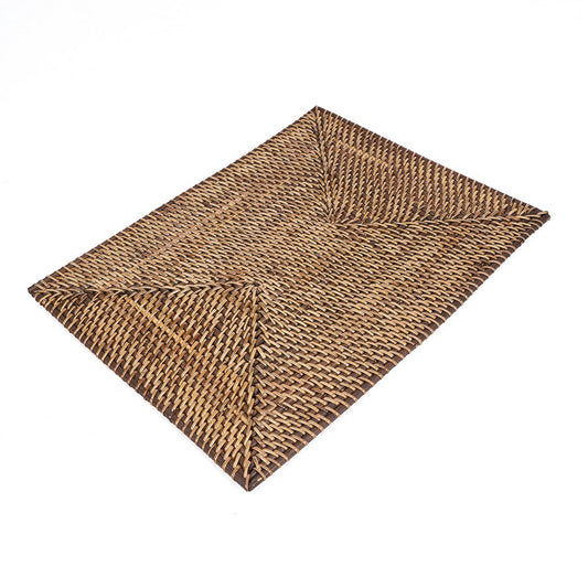 The Colonial Rectangular Placemat - Natural Brown