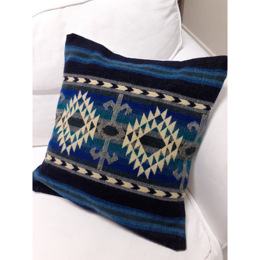 Alpaca native pillow cover - Cotopaxi Blue - 50x50 cm - only cover