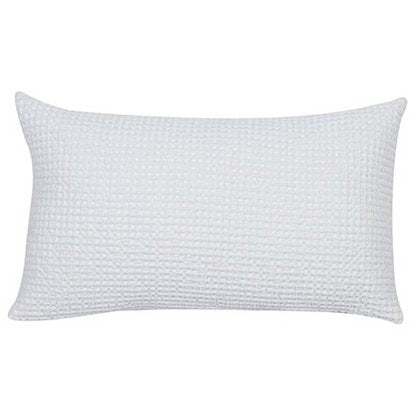 Coussin recyclé Maia Craie 30 x 50