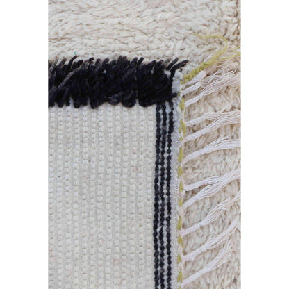 Pure wool Moroccan Berber rug 146 x 212 cm