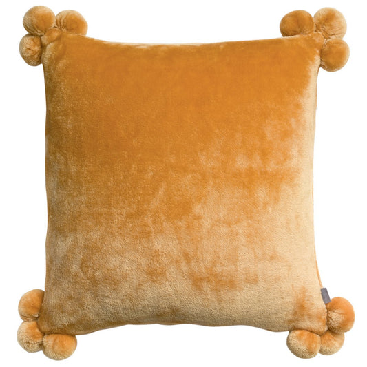 Tender Pompom Cushion Ocher 45 x 45