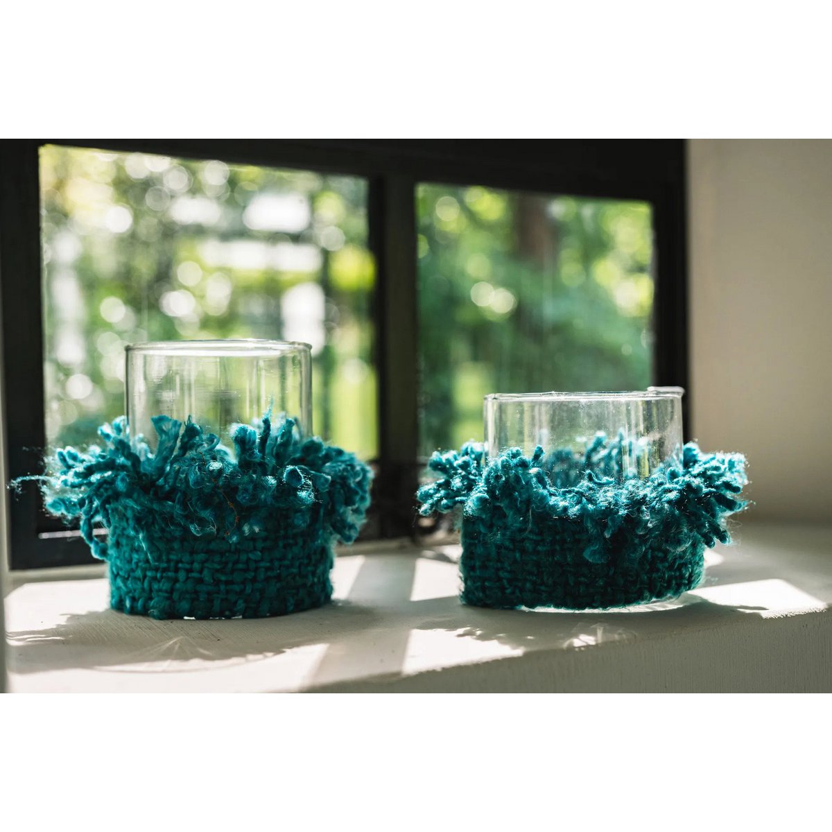 The Oh My Gee Candle Holder - Aqua - M