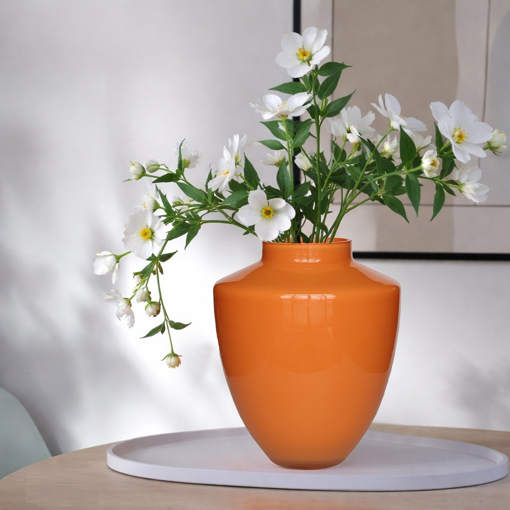 Vase - Tugela dark orange
