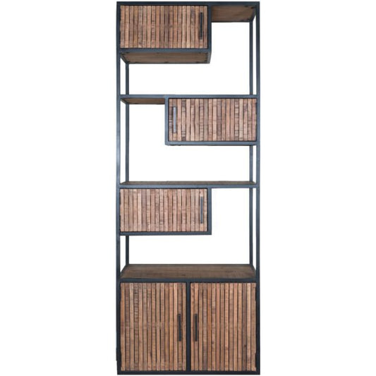 Cupboard Loek 210 x 80 cm – Brown Mango wood