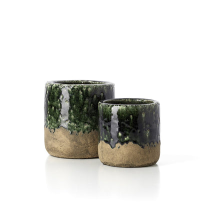 The Moss Planter - Concrete Green - S