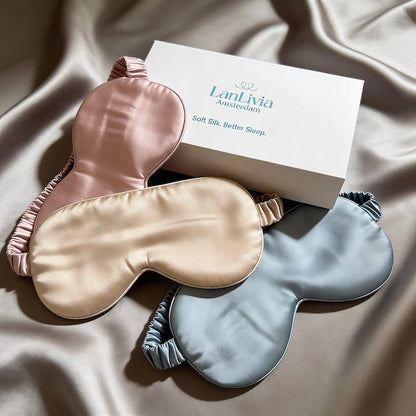 Oversized 22mm Mulberry Silk Sleep Mask - With Box
