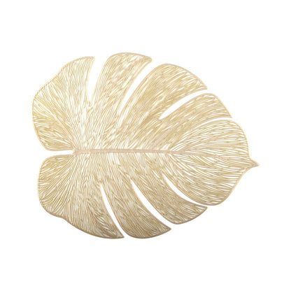 GOLD FILIGREE LEAF PLATTER