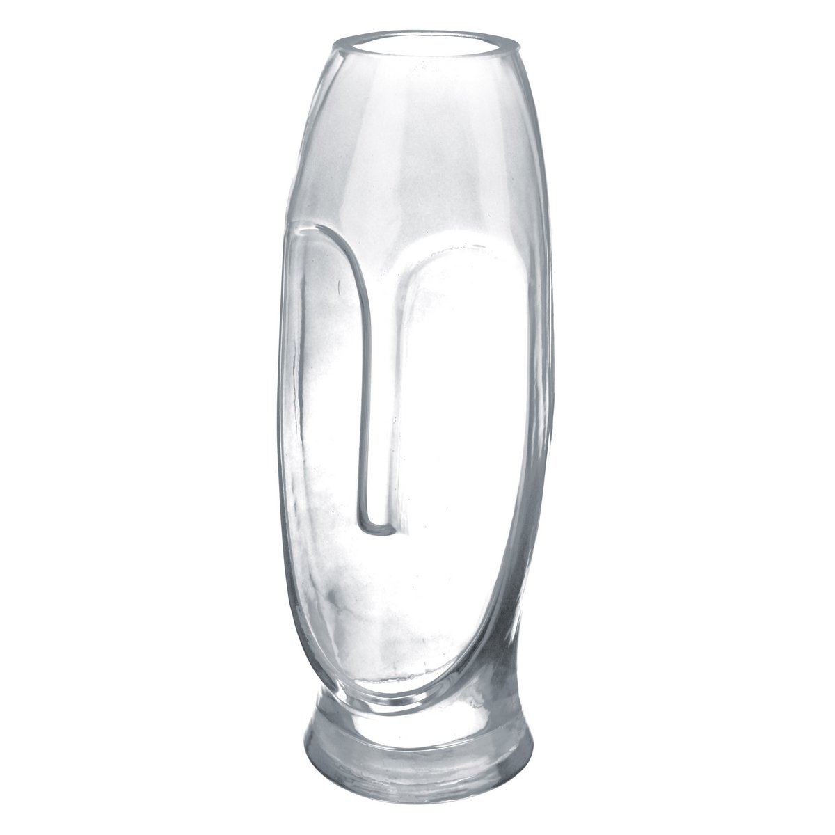 Glas Vase "Moai"