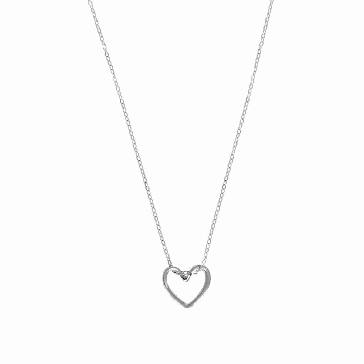Heart necklace - Silver