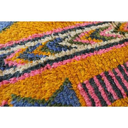 Moroccan Berber wool hallway rug 72 x 391 cm