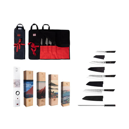 Knives and Kitchen Accessories Set - Bunka Complete Set Deluxe